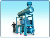 compressor with a reactive silencer